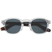 Botaniq Round Sunglasses - Clear/Brown Tort