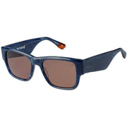 Botaniq Square Thick Temple Sunglasses - Blue