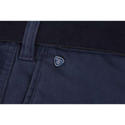 BRUHL Montana Pima Stretch Gabardine Autumn Weight Chinos - Blue