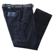 BRUHL Parma B Genua Cord Trousers - Marine Navy