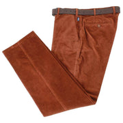 BRUHL Parma B Genua Cord Trousers - Rust Brown