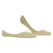 Burlington Aberdeen No Show Socks - Cream