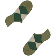 Burlington Clyde Sneaker Socks - Salvia Green