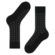 Burlington Dot Socks - Black