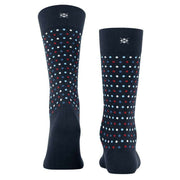 Burlington Dot Socks - Marine Navy