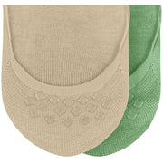 Burlington Everyday 2-Pack Invisible Socks - Persisk Grøn