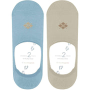 Burlington Everyday 2-Pack No Show Sokker - Patagonia Blue