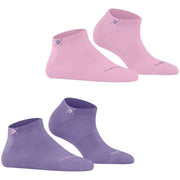 Burlington Everyday 2-Pack Sneaker Socks - lilla