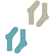 Burlington Everyday 2-Pack sokker - Key Largo Blue
