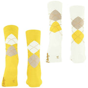 Burlington Everyday Argyle 2-Pack sokker - Sunshine Yellow