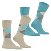 Burlington Everyday Argyle 2-Pack sokker - Zemet Beige