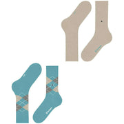 Burlington Everyday Mix 2-Pack sokker - Key Largo Blue
