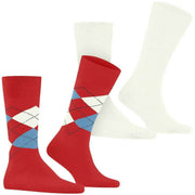 Burlington Everyday Mix 2-Pack sokker - Tulipanrød