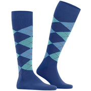 Burlington King Knæhøje sokker - Komblau Blue