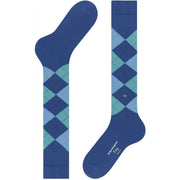Burlington King Knæhøje sokker - Komblau Blue