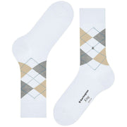 Burlington King sokker - hvid