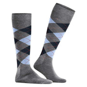 Burlington Manchester Knee High Socks - Concrete Grey