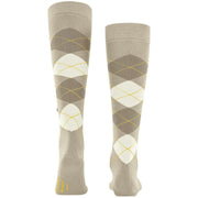 Burlington Manchester Knæhøje sokker - Gravel Beige