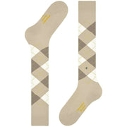 Burlington Manchester Knæhøje sokker - Gravel Beige