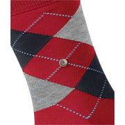 Burlington Manchester Socks - Passion Red