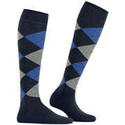 Burlington Marylebone Knee High Socks - Marine Blue