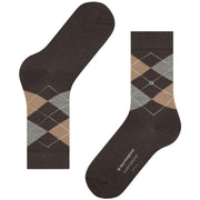 Burlington Marylebone Socks - Dark Brown