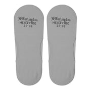Burlington Merseyside Invisible Socks - Lysegrå