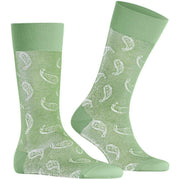 Burlington Paisley sokker - Quiet Green