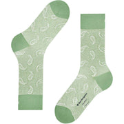 Burlington Paisley sokker - Quiet Green
