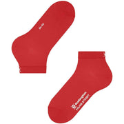 Burlington Palace Street Sneaker Socks - Tulipanrød