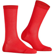 Burlington Princess Street Socks - Bloody Mary Red