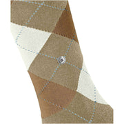 Burlington Queen Knæhøje sokker - Pearl Beige