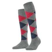 Burlington Queen Knee High Socks - Rock Steel Grey