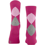 Burlington Queen Socks - Aubergine Rød