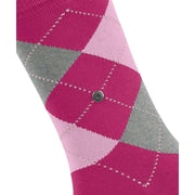 Burlington Queen Socks - Aubergine Rød