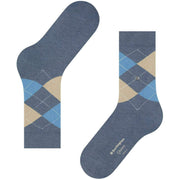 Burlington Queen Socks - Lyse Jeans Blå