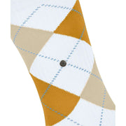 Burlington Rib Court Sokker - Hvid/Gul