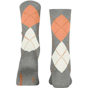 Burlington Rib Courtside Sokker - Heather Grey