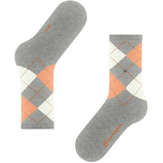 Burlington Rib Courtside Sokker - Heather Grey