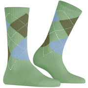 Burlington Rib Courtside Sokker - Quiet Green