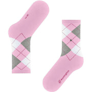 Burlington Rib Courtside Sokker - Sporty Rose Pink