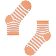 Burlington Swansea korte sokker - Peach Orange