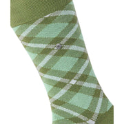 Burlington Tartan Sokker - Salvia Green