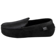 isotoner-square-patterned-smart-moccasin-slippers---black-34523490