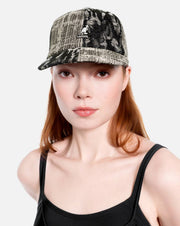 Kangol Denim Mashup Army Cap - Sort Topstitch