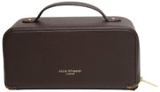 Alice Wheeler London Luxury Train Case - Chokoladebrun