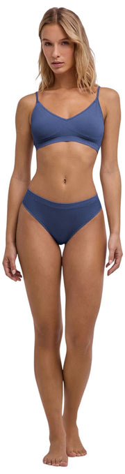 Falke Daily Seamless Bustier Bralette - Captain Blue