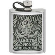 english-pewter-company-6oz-d-l-t-b-g-y-d-embossed-hip-flask---silver-34310948