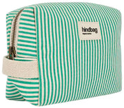Hindbag Leon Toilettaske - Green Stripes