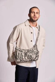 Hindbag Emile Multi Pocket Skuldertaske - Tiger Ecru